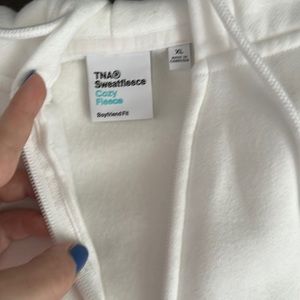 Tna
Cozy Fleece Boyfriend Boxy Zip Hoodie